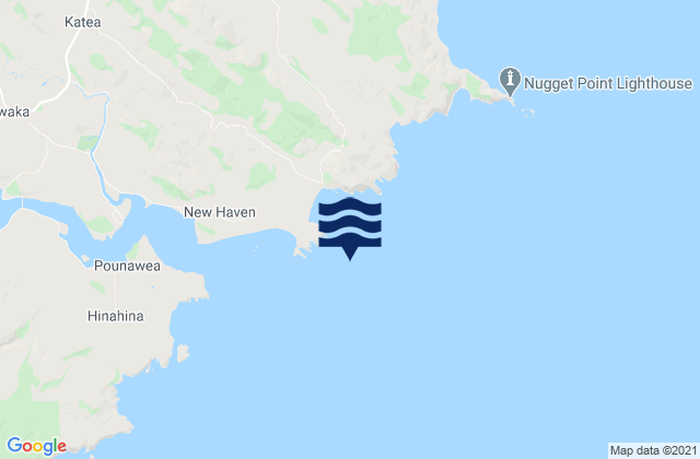 Mapa de mareas Cannibal Bay, New Zealand