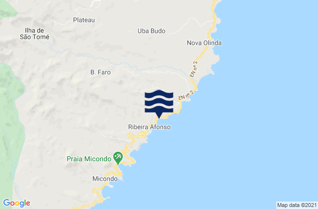 Mapa de mareas Cantagalo District, Sao Tome and Principe