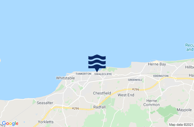 Mapa de mareas Canterbury, United Kingdom