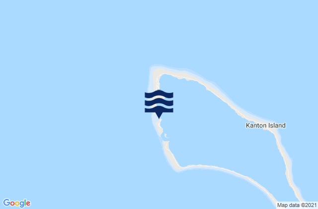 Mapa de mareas Canton Island, Kiribati