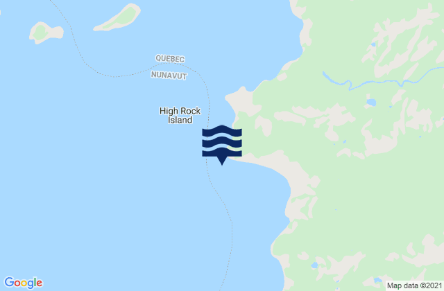 Mapa de mareas Cap d'Espoir, Canada