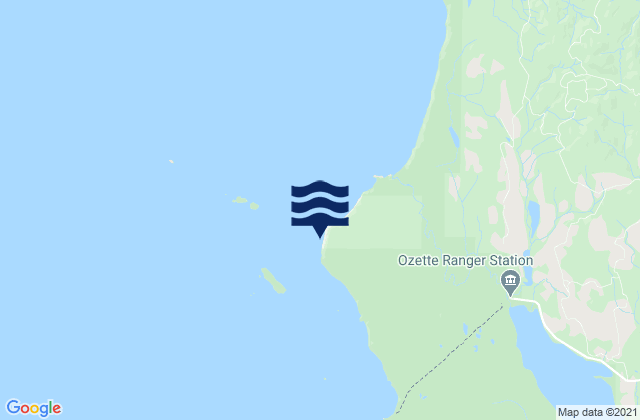 Mapa de mareas Cape Alava, United States