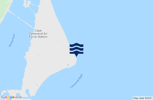 Mapa de mareas Cape Canaveral, United States