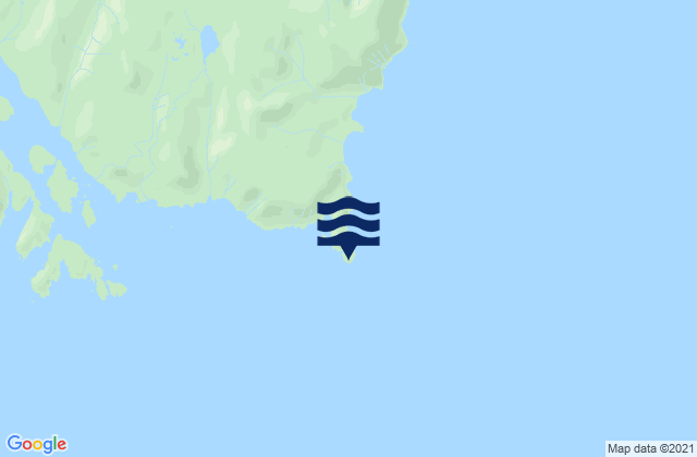 Mapa de mareas Cape Chacon, United States