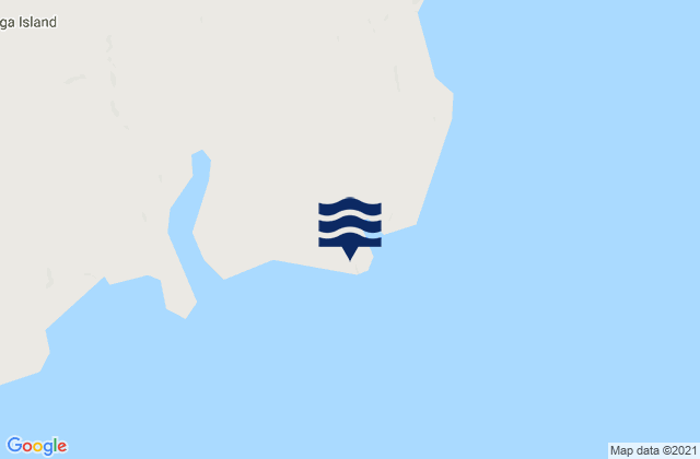 Mapa de mareas Cape Chlanak, United States