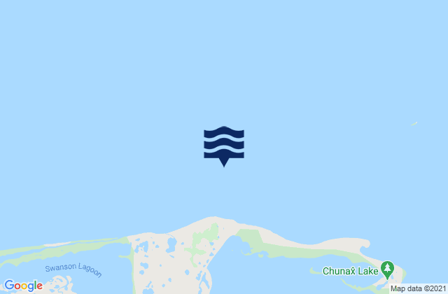 Mapa de mareas Cape Chunak, United States