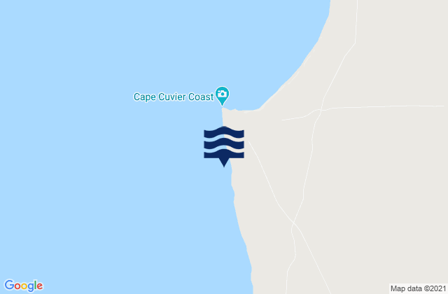 Mapa de mareas Cape Cuvier, Australia