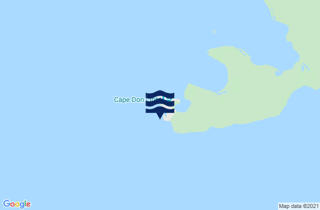 Mapa de mareas Cape Don, Australia