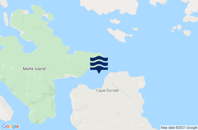 Mapa de mareas Cape Dorset Harbour, Canada