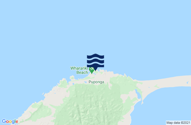 Mapa de mareas Cape Farewell, New Zealand