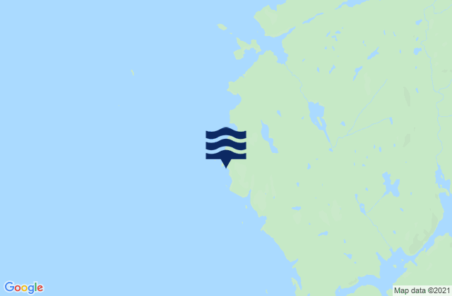 Mapa de mareas Cape Fox, United States