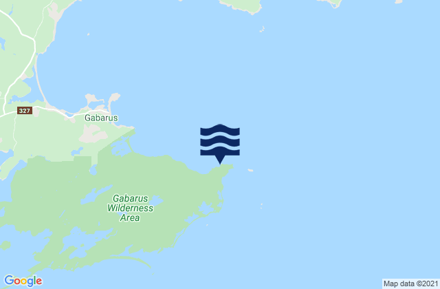 Mapa de mareas Cape Gabarus, Canada