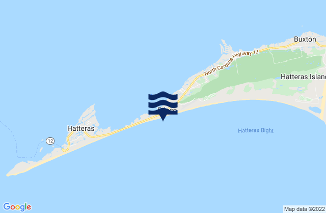 Mapa de mareas Cape Hatteras (fishing pier), United States
