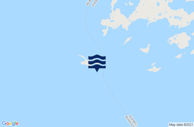 Mapa de mareas Cape Jones Island, Canada