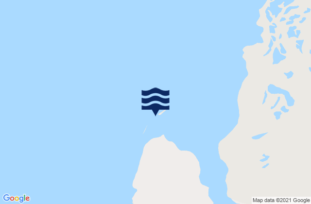 Mapa de mareas Cape Kater, Canada