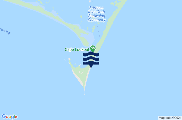 Mapa de mareas Cape Lookout (ocean), United States