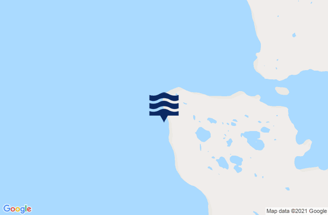 Mapa de mareas Cape Miles, Canada
