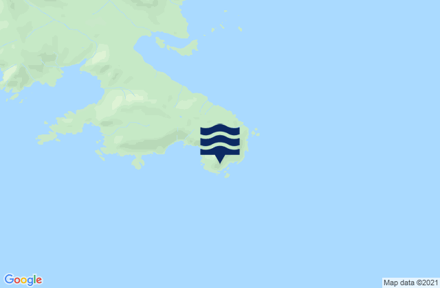 Mapa de mareas Cape Muzon, United States