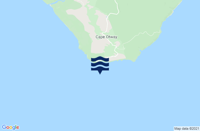 Mapa de mareas Cape Otway, Australia