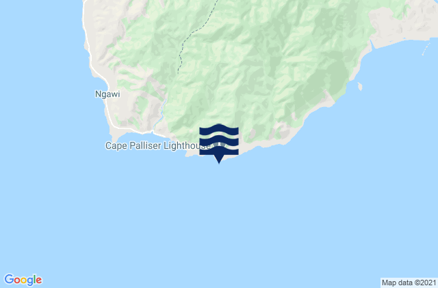 Mapa de mareas Cape Palliser, New Zealand
