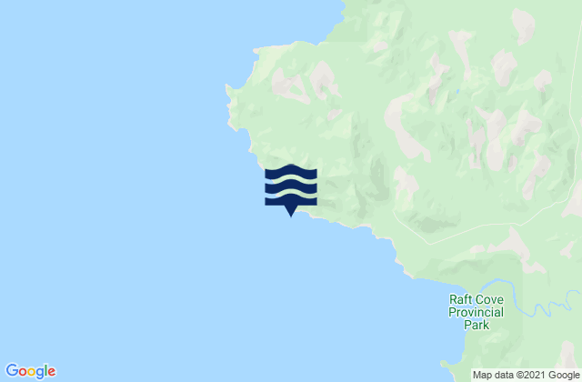 Mapa de mareas Cape Palmerston, Canada
