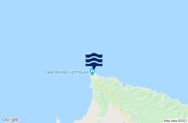 Mapa de mareas Cape Reinga, New Zealand