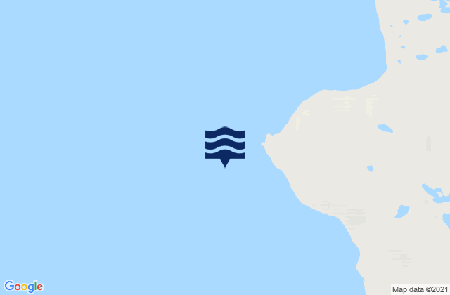 Mapa de mareas Cape Sibbald, Canada