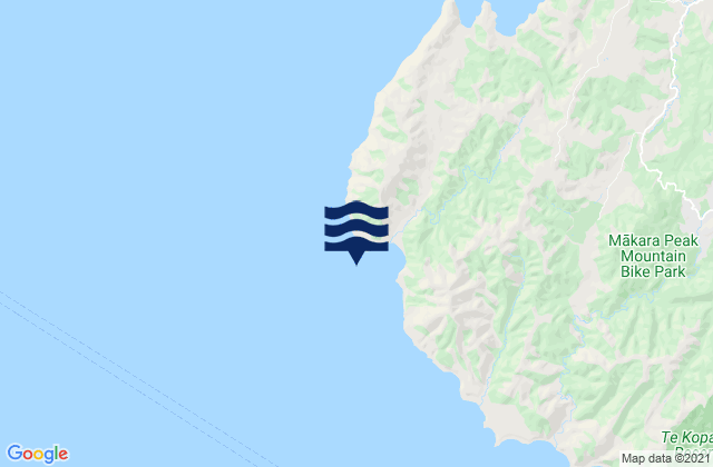 Mapa de mareas Cape Terawhiti - Oteranga Bay, New Zealand
