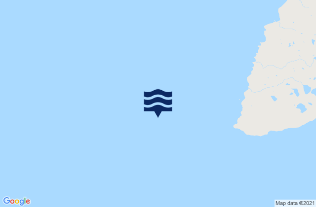 Mapa de mareas Cape Trinity, United States