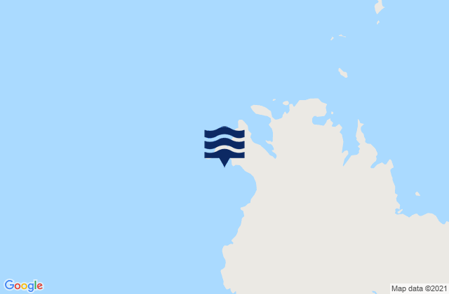 Mapa de mareas Cape Voltaire, Australia