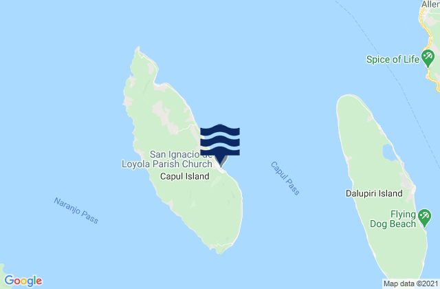 Mapa de mareas Capul, Philippines