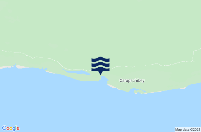 Mapa de mareas Carapachibey, Cuba