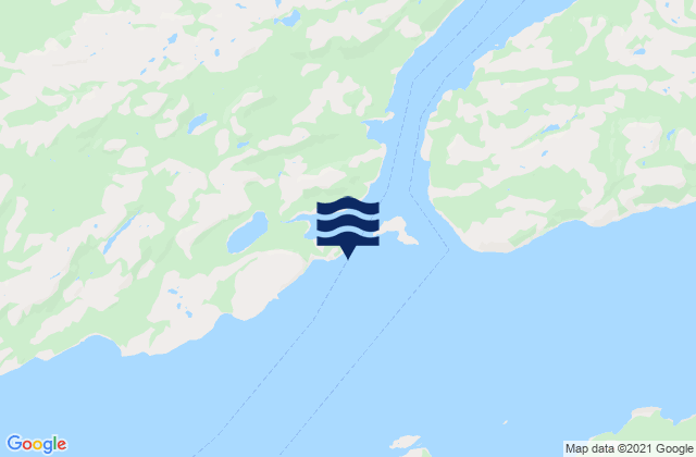 Mapa de mareas Caravalla Cove, Canada