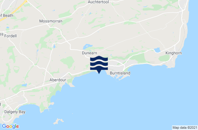 Mapa de mareas Cardenden, United Kingdom