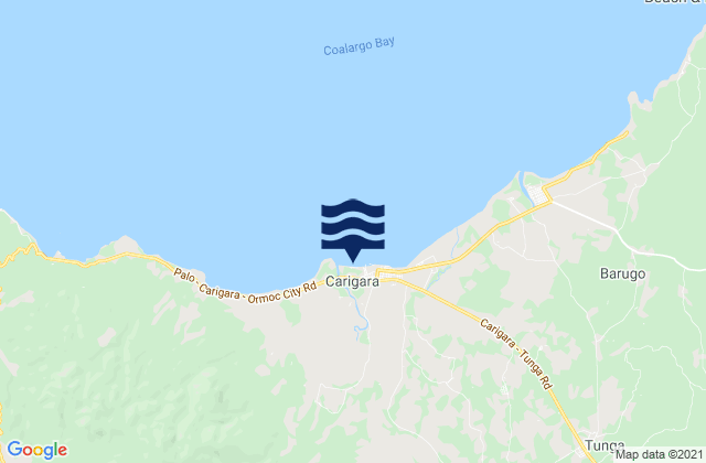 Mapa de mareas Carigara, Philippines