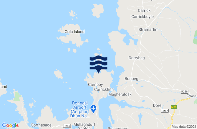 Mapa de mareas Carnboy, Ireland