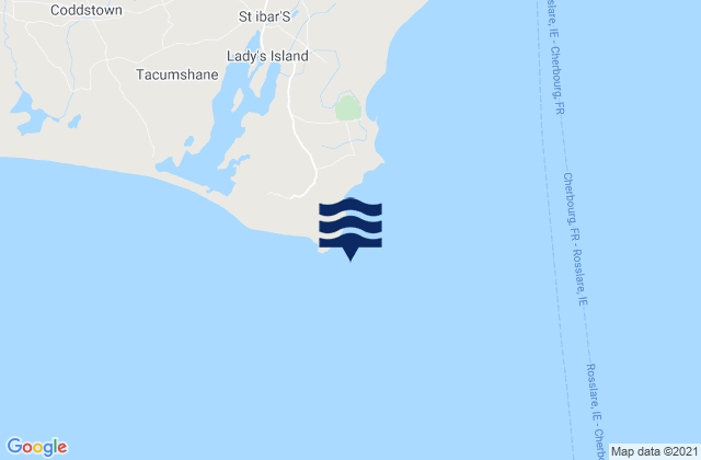 Mapa de mareas Carnsore Point, Ireland