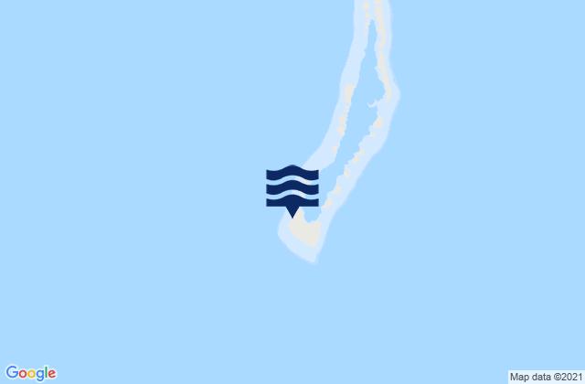 Mapa de mareas Caroline Island, Kiribati