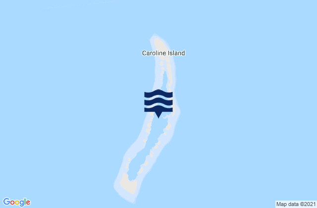 Mapa de mareas Caroline, Kiribati