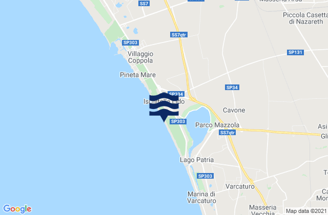 Mapa de mareas Casal di Principe, Italy