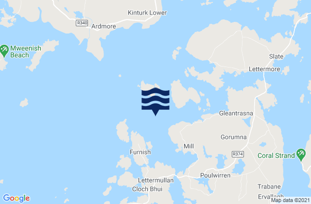 Mapa de mareas Casheen Bay, Ireland