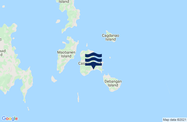 Mapa de mareas Casian, Philippines