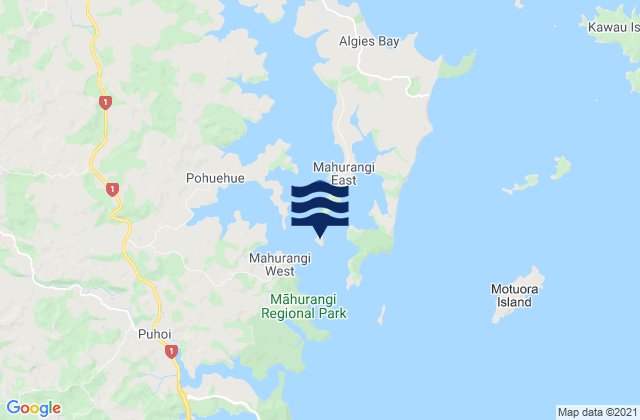 Mapa de mareas Casnell Island, New Zealand