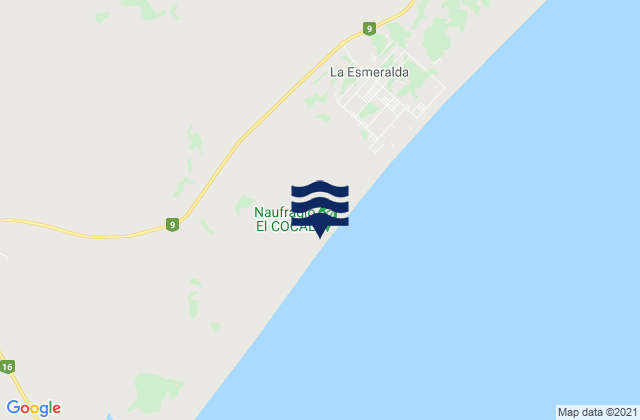 Mapa de mareas Castillos, Uruguay