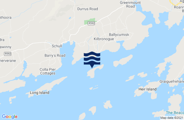 Mapa de mareas Castle Island, Ireland