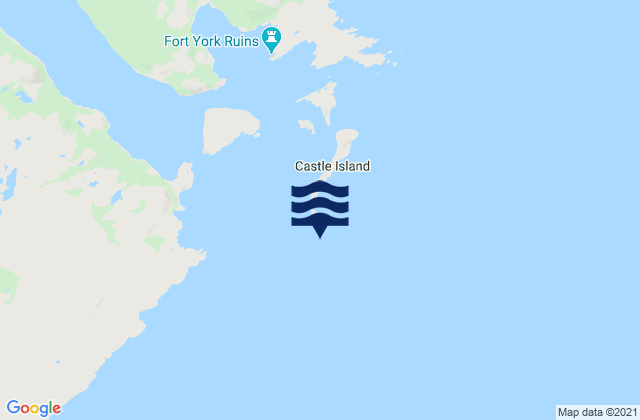 Mapa de mareas Castle Island, Canada