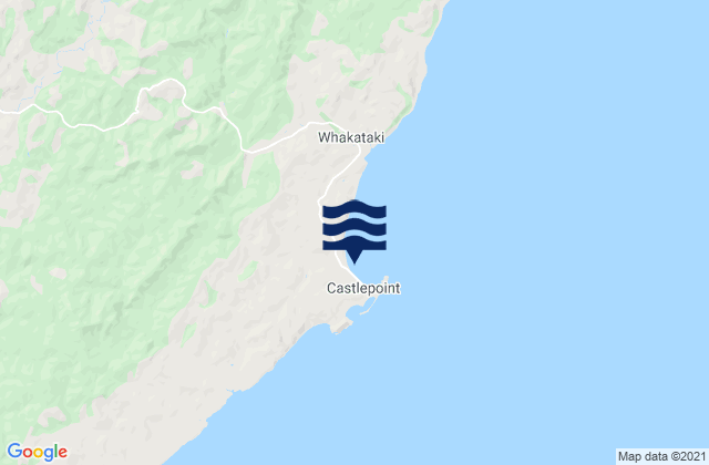 Mapa de mareas Castlepoint, New Zealand