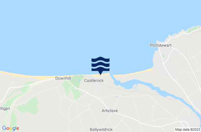 Mapa de mareas Castlerock, United Kingdom
