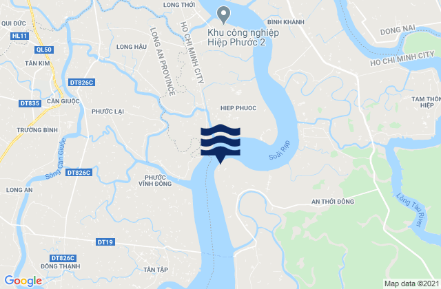 Mapa de mareas Cat Lai Port, Vietnam