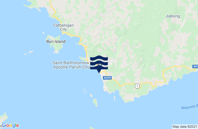 Mapa de mareas Catbalogan, Philippines